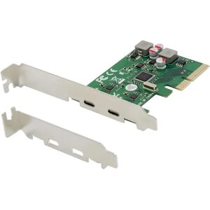 Conceptronic EMRICK08G PCIe USB-C Interface Card - PCIe, 2 Ports, Green Conceptronic EMRICK08G PCIe USB-C Interface Card - PCIe, 2 Ports, Green
