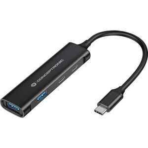 Conceptronic HUBBIES12B USB-hubb - Svart - USB 3.2 Gen 1 - 4 portar Conceptronic HUBBIES12B USB-hubb - Svart - USB 3.2 Gen 1 - 4 portar