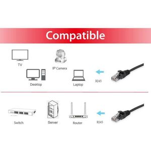 Equip 603059 Network Cable - 20m, Cat6a U/UTP, Black Equip 603059 Network Cable - 20m, Cat6a U/UTP, Black