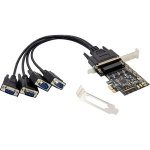 Conceptronic EMRICK12B PCIe 4-Serial RS-232 Interface Card Conceptronic EMRICK12B PCIe 4-Serial RS-232 Interface Card