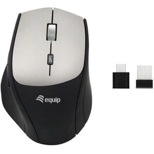 Souris sans fil Equip 245115 - RF Double Connexion, 6 Boutons - Publicité Souris sans fil Equip 245115 - RF Double Connexion, 6 Boutons - Publicité