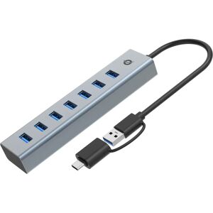 Conceptronic HUBBIES21G USB 3.2 Hub - Szürke Conceptronic HUBBIES21G USB 3.2 Hub - Szürke