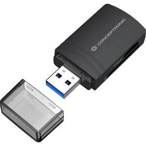 Lecteur de Cartes Conceptronic BIAN06B - USB 3.2 Gen 1, Noir, 2 Emplacements - Publicité Lecteur de Cartes Conceptronic BIAN06B - USB 3.2 Gen 1, Noir, 2 Emplacements - Publicité