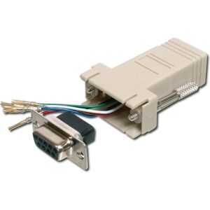 ASSMANN AT-23067 Kabel Gender Changer - D-Sub 9-polig, RJ45, Weiblich / Weiblich, Beige ASSMANN AT-23067 Kabel Gender Changer - D-Sub 9-polig, RJ45, Weiblich / Weiblich, Beige