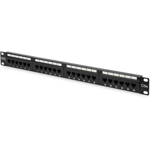 Digitus DN-91524U Patch Panel - 24 portar, 19-tums rack, oskärmad UTP Digitus DN-91524U Patch Panel - 24 portar, 19-tums rack, oskärmad UTP