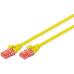 Digitus Brand Model - 0.5m Yellow Cat6 U/UTP Networking Cable Digitus Brand Model - 0.5m Yellow Cat6 U/UTP Networking Cable