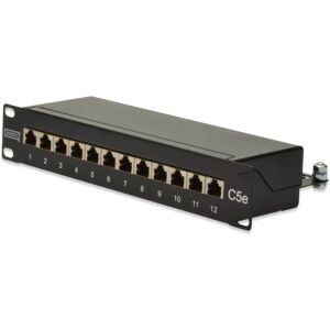 Digitus Merk DN-91512S 8-poorts Cat 5e Patch Panel - Patch Panel Digitus Merk DN-91512S 8-poorts Cat 5e Patch Panel - Patch Panel