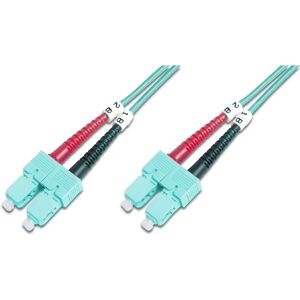 Digitus DK-2522-02/3 - Fibre Optic Cable - 2m - Aqua - for Data Transmission Digitus DK-2522-02/3 - Fibre Optic Cable - 2m - Aqua - for Data Transmission