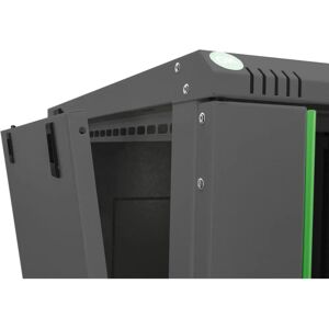 Digitus Brand 16U Wall-mounted Rack Cabinet - Black Digitus Brand 16U Wall-mounted Rack Cabinet - Black