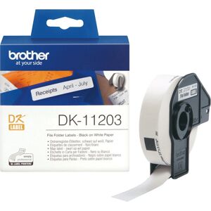 Brother DK-11203 Etikettenband - Schwarz auf Weiß - Etikettenband Brother DK-11203 Etikettenband - Schwarz auf Weiß - Etikettenband