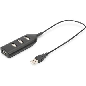 Digitus AB-50001-1 4-port USB 2.0 Hub - Black Digitus AB-50001-1 4-port USB 2.0 Hub - Black