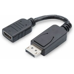 Adaptateur DisplayPort à HDMI Digitus - 15cm Noir Adaptateur DisplayPort à HDMI Digitus - 15cm Noir