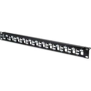 Digitus DN-91412 Black 24-Port Patch Panel - Patch Panel Digitus DN-91412 Black 24-Port Patch Panel - Patch Panel