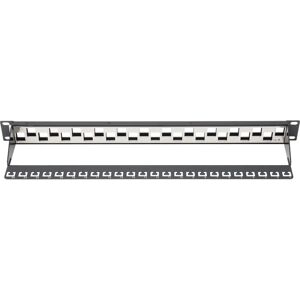 Digitus DN-91412 Black 24-Port Patch Panel - Patch Panel Digitus DN-91412 Black 24-Port Patch Panel - Patch Panel