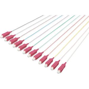 Digitus Fiber Optic Pigtail 12Pcs, OM4, 2m, SC, Multicolour - Fiber Optic Cable Digitus Fiber Optic Pigtail 12Pcs, OM4, 2m, SC, Multicolour - Fiber Optic Cable