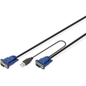 Digitus KVM Kabel - 3m Mehrfarben/Schwarz für Switches & Konsolen Digitus KVM Kabel - 3m Mehrfarben/Schwarz für Switches & Konsolen