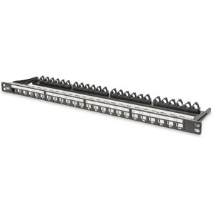 Digitus DN-91422 Patchpanel - 24 portů - 0,5U - Černý Digitus DN-91422 Patchpanel - 24 portů - 0,5U - Černý