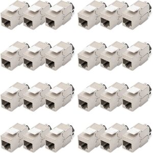 Digitus Digitalus DN-93617-24 Shielded Cat-6A Modular Jack - 24 pcs Digitus Digitalus DN-93617-24 Shielded Cat-6A Modular Jack - 24 pcs