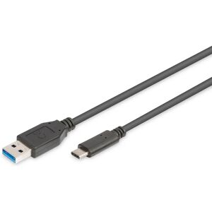 Cavo USB C a A Digitus - Nero - 1m USB 3.2 Gen 1 Cavo USB C a A Digitus - Nero - 1m USB 3.2 Gen 1