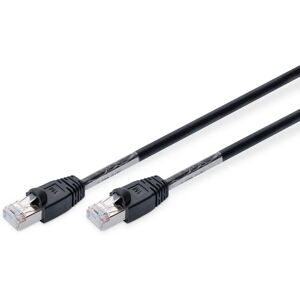 Digitus Black 1m Cat6 S/FTP Networking Cable - Network Cable Digitus Black 1m Cat6 S/FTP Networking Cable - Network Cable