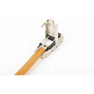 Digitus Silver RJ-45 Field Connector - Ethernet, Cat6, 1x Shielded, Stainless Steel Digitus Silver RJ-45 Field Connector - Ethernet, Cat6, 1x Shielded, Stainless Steel