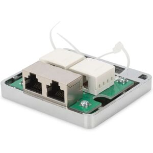 Digitus DN-93713 Surface RJ45 Outlet Box - 2 Ports Digitus DN-93713 Surface RJ45 Outlet Box - 2 Ports