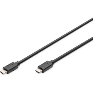 Digitus USB Kabel - 1m - USB 3.2 Gen 2 - Zwart Digitus USB Kabel - 1m - USB 3.2 Gen 2 - Zwart