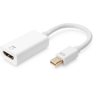 Digitus Mini-DisplayPort naar HDMI Adapter - 4K UHD - Wit Digitus Mini-DisplayPort naar HDMI Adapter - 4K UHD - Wit