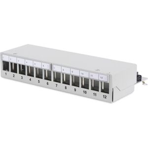 Digitus DN-93706 Patch Panel 12 Ports Gray - Patch Panel Digitus DN-93706 Patch Panel 12 Ports Gray - Patch Panel