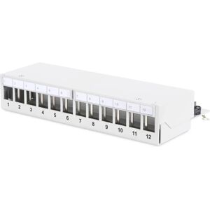 Digitus DN-93706 Patch Panel 12 Ports Gray - Patch Panel Digitus DN-93706 Patch Panel 12 Ports Gray - Patch Panel
