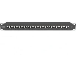 Digitus DN-91624S-EA-B Patch Panel 1U 19" Black Digitus DN-91624S-EA-B Patch Panel 1U 19" Black