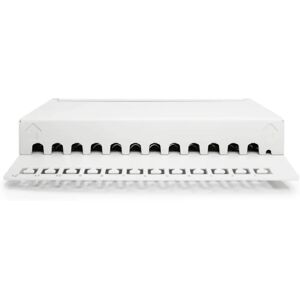 Digitus DN-91612SD-EA-G Patch Panel - 12 Ports, Abschirmung, Grau Digitus DN-91612SD-EA-G Patch Panel - 12 Ports, Abschirmung, Grau