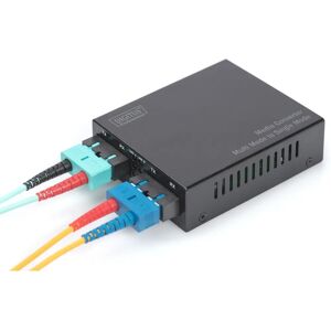 Digitus DN-82124 Network Media Converter - 1Gbit/s - Black Digitus DN-82124 Network Media Converter - 1Gbit/s - Black