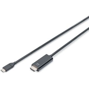 Digitus AK-300330-020-S Videokabeladapter - 2m Schwarz Digitus AK-300330-020-S Videokabeladapter - 2m Schwarz