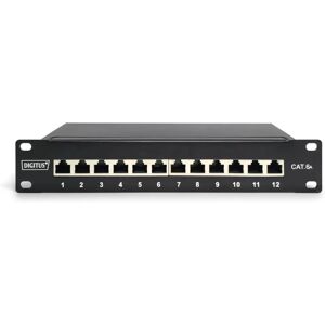 Digitus DN-91612S-EA Patch Panel 1U Black Digitus DN-91612S-EA Patch Panel 1U Black