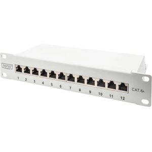 Digitus 12 Port Cat 6A Patch Panel - 10" Rack Mount Digitus 12 Port Cat 6A Patch Panel - 10" Rack Mount