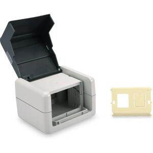 Digitus DN-93844-OD-2 Steckdosen-Box - Daten, Schwarz, Grau Digitus DN-93844-OD-2 Steckdosen-Box - Daten, Schwarz, Grau