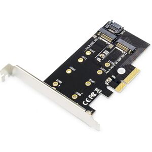 Digitus M.2 PCIe Adapter Card - Support NVMe & SATA SSDs Digitus M.2 PCIe Adapter Card - Support NVMe & SATA SSDs