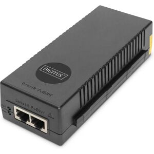 Digitus DN-95108 PoE Adapter - 10 Gbps Ethernet - Fekete - PoE+ Digitus DN-95108 PoE Adapter - 10 Gbps Ethernet - Fekete - PoE+