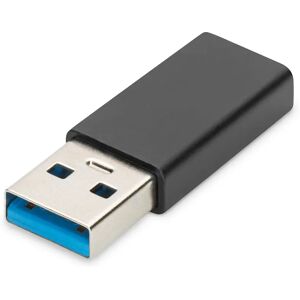 Digitus USB-C Adapter - USB 3.0, Reversibel, Zwart Digitus USB-C Adapter - USB 3.0, Reversibel, Zwart