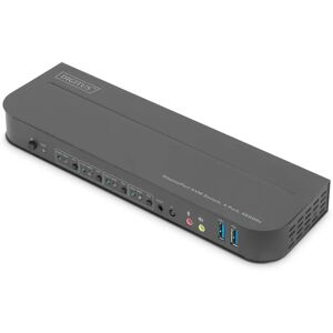 Digitus Schwarzer 4-Port KVM-Switch - DisplayPort & HDMI Digitus Schwarzer 4-Port KVM-Switch - DisplayPort & HDMI