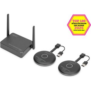 Système de Présentation Sans Fil Digitus - Noir - HDMI - Portée 50m - Modèle DS-55317 - Publicité Système de Présentation Sans Fil Digitus - Noir - HDMI - Portée 50m - Modèle DS-55317 - Publicité