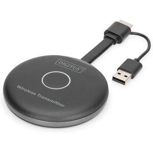 Digitus DS-55322 Drahtloser AV-Extender - Schwarz, Grau Digitus DS-55322 Drahtloser AV-Extender - Schwarz, Grau