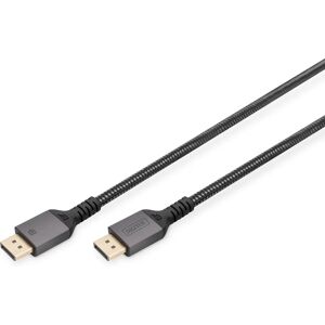 Digitus - DisplayPort Cable - 2m - Black - Support 8K UHD - Flexible Digitus - DisplayPort Cable - 2m - Black - Support 8K UHD - Flexible