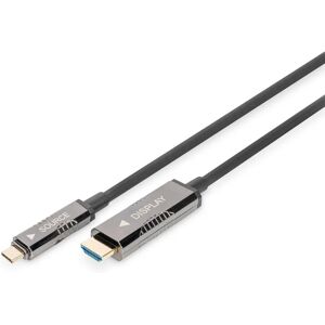 Digitus USB-C naar HDMI 4K Adapterkabel - 10m Zwart Digitus USB-C naar HDMI 4K Adapterkabel - 10m Zwart