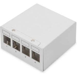 Digitus DN-93714 Patch Panel - 4-Port Shielded Steel - Gray - Product Type Digitus DN-93714 Patch Panel - 4-Port Shielded Steel - Gray - Product Type
