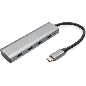 Digitus USB-C 4 Port Hub - USB 3.1 - Grey Digitus USB-C 4 Port Hub - USB 3.1 - Grey