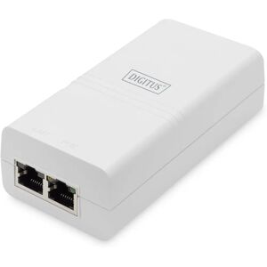 Digitus 48V PoE Adapter - Gigabit Ethernet - White Digitus 48V PoE Adapter - Gigabit Ethernet - White