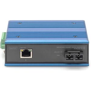 Digitus DN-652102-1 Network Media Converter - 1000 Mbit/s, Single-mode, Black, Blue Digitus DN-652102-1 Network Media Converter - 1000 Mbit/s, Single-mode, Black, Blue