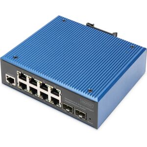 Digitus DN-651156 Gigabit Ethernet Switch - Czarny, Niebieski Digitus DN-651156 Gigabit Ethernet Switch - Czarny, Niebieski